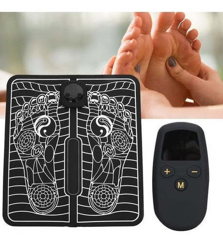 Tapete Elétrico Para Massagem Nos Pés Com Carregamento Usb