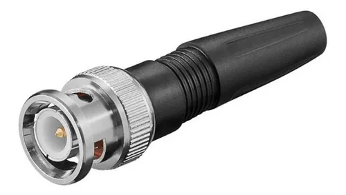 Conector Ficha Bnc Macho Recta A Tornillo Para Cable Coaxil