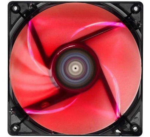 Imagem 2 de 5 de Cooler 120mm Fan Red Led Vermelho Aerocool Envios 24hs