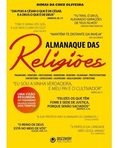 Almanaque Das Religiões, De Dimas Da Cruz Oliveira. Editora Discovery Publicações, Capa Mole Em Português, 2013