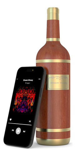 Dream Winery Altavoz Bluetooth, Diseño De Botella De Vino, A