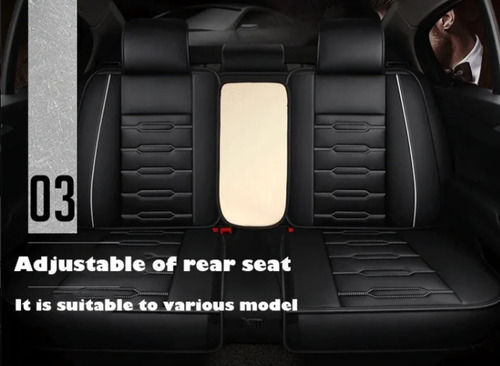 Kit Funda Cubre Asiento Auto Premium Luxury Con 4 Almoadilla