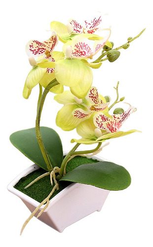 Orquídea Artificial Bonsai Flor De Imitación Interior Al