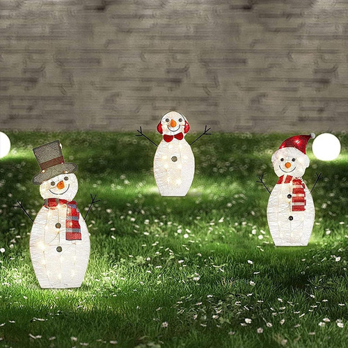 Enfeite De Natal Decoracao Mesa De Natal Decoração 3pcs
