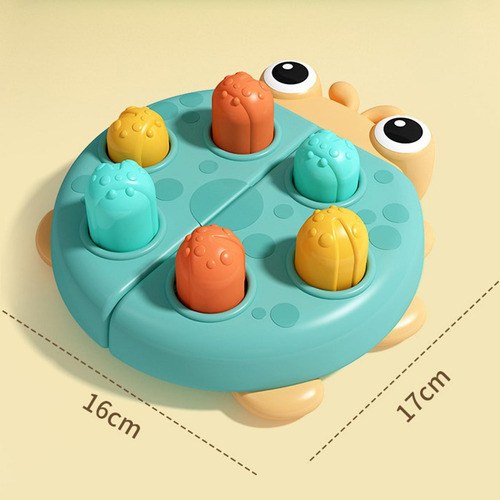 Baby Whack Game Toy Educativo Temprano Con Martillo Azul