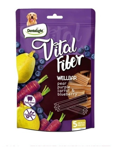 Snack Para Perros Vital Fiber Barras 5 U Medianas Pethome