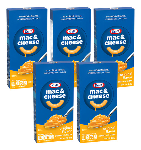 Kraft Original Mac N Cheese Americano 5 Pack