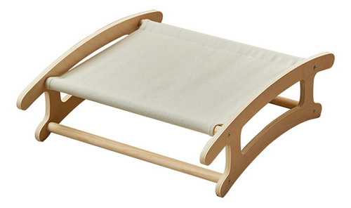 Cama Tipo Hamaca De Madera Para Gatos, Cama Acogedora E