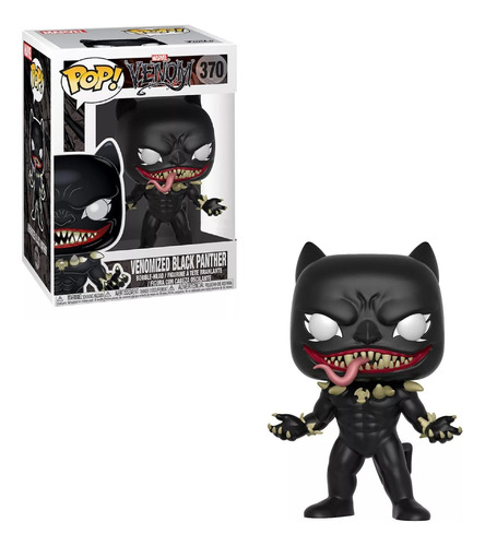 Venomized Black Panther Bobble-head Funko Pop! #370 Marvel 