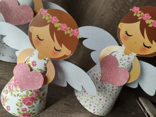 3 Angeles Para Decorar Bautismo Comunion