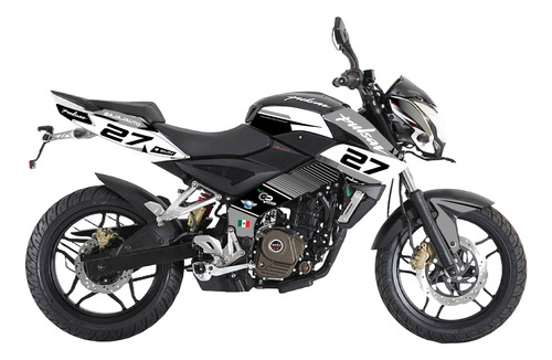 Kit De Graficos Pulsar 200 Ns Racing Listo Para Instalar Gri