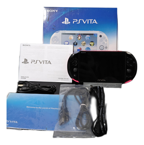 Kit Ps Vita Slim 128gb  Completa + Freeshop Y Juegos