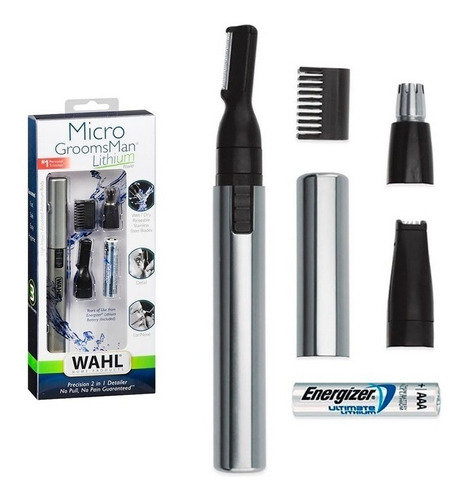 Mini Trimmer Nasal Wahl Micro Groomsman Lithium Barberia