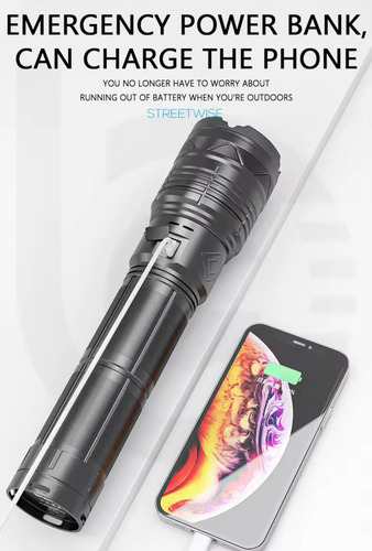 Lanterna Shark Led M77 Laser Sd 5999 Original 2400mah 100w