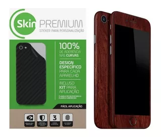 Skin Premium - Adesivo Madeira Compativel Com iPhone 8