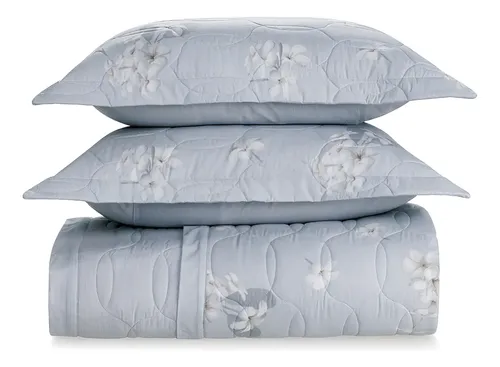 Colcha Cobre Leito Queen Grosso 100% Algodão 3 peças Jasmin Karsten