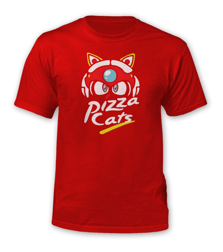 Polera Gustore De Pizza Cats