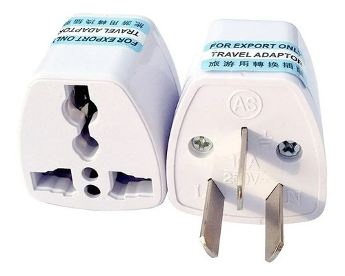 Adaptador Enchufe Viajero 3p Inglés Uk Europeo Reforzado