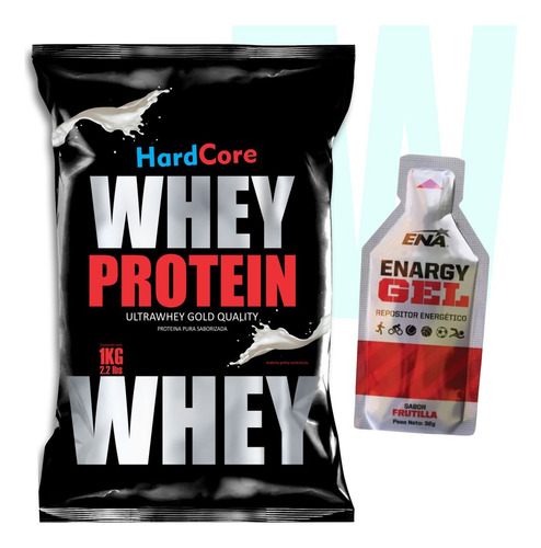 1 Kg De Whey Protein Proteína Hardcore Gold Quality!