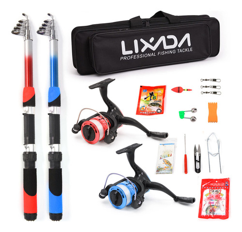 Kit Completo De Carretes De Pescar Lixada Con 2 Piezas De 2,