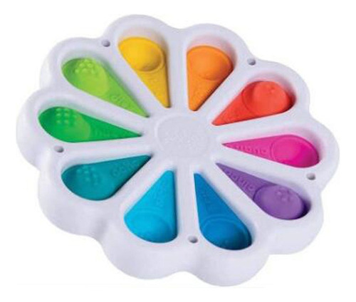 Flor Fidgets Juguete Arco Iris Burbuja Pop Up Juguetes Senso