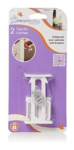 Dreambaby Twin Pin Latches 2 Pack