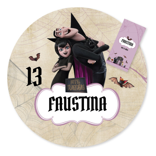 Kit Imprimible Hotel Transylvania Mavis Dracula Candy Bar