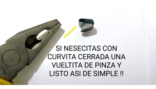 Imagen 5 de 10 de Grampas Para Cuadros Vidrio Con Vidrio Con Fibrofácil