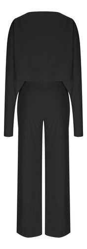 Conjunto De Dos Monos Casuales De Color Liso A La Moda Para