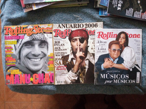Revistas Rolling Stone Manu Chao Sabina Y Elton John 