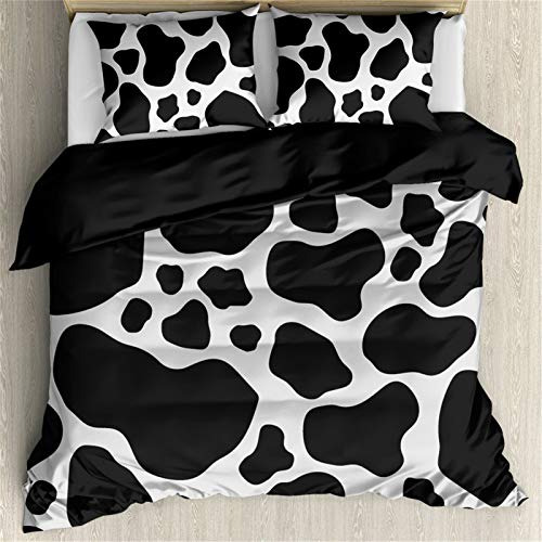 Fundas Para Edredones - Cow Print Duvet Covers Set Full For 