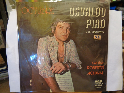 Osvaldo Piro Octubre Achaval Tango Disco Lp Vinilo F