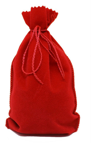 Imagem 2 de 6 de Saquinho De Feltro Veludo Para Jóias E Bijuterias 12 X 17 Cm