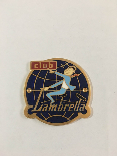 Insignia Escudo Club Lambretta Siambretta Motoneta Moto