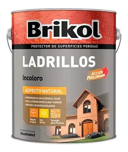 Brikol Ladrillos Recubrimiento Impermeabilizante X 20 Lts.