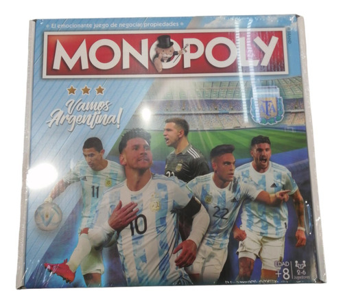 Juego De Mesa Monopoly Selección Argentina Afa Popular Nryj