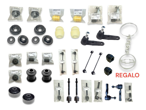 Kit Rotulas Bieletas Terminales Bases Bujes Gomas Aveo 2016