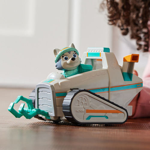 Paw Patrol Vehículo Básico Sustentable Everest Snow Plow Azul Claro