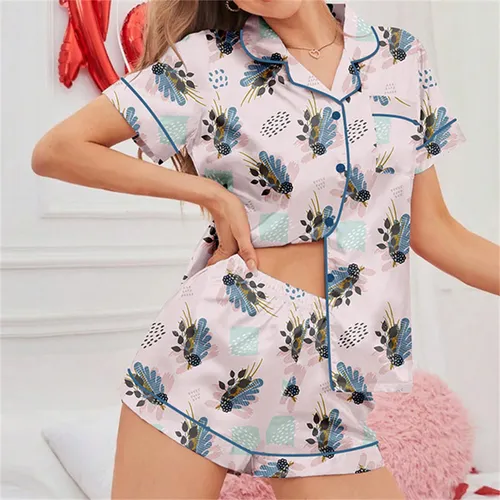 D Moda De Verano Para Mujer, Estilo Hawaiano, Con Solapa, Ma