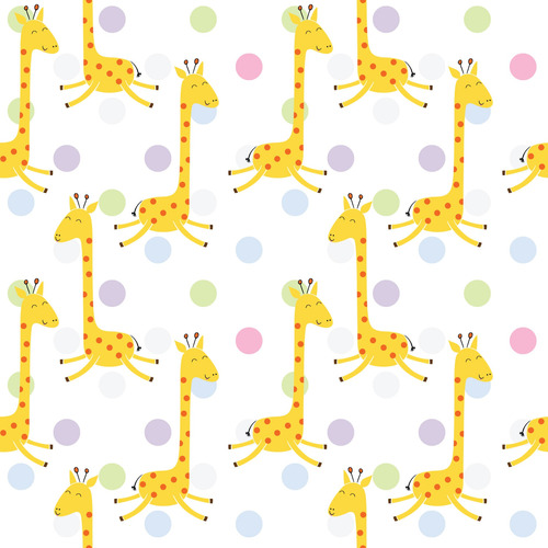 Papel De Parede Infantil Girafa 2,70x0,57m