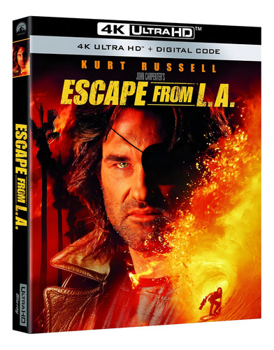 Blu Ray 4k Fuga De Los Angeles - John Carpenter Leg