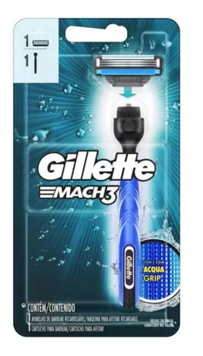 Gillette Prestobarba Mach3 Acqua Grip