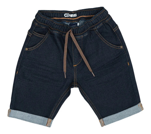 Bermuda Jeans Infantil Masculina Cos Cd Shorts Clube Do Doce