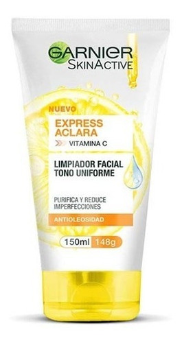 Gel De Limpieza Express Aclara Con Vitamina C Garnier