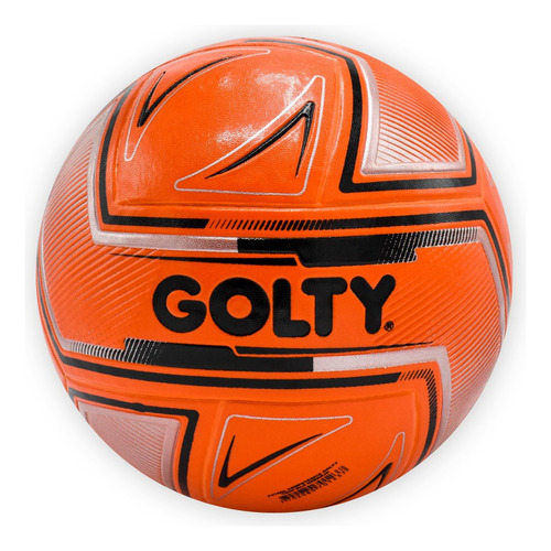 Balón De Futbol Golty Tech Fc Competencia Laminado N5 Color Naranja