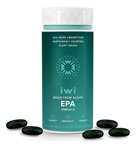 Iwi Life Omega-3 Oil Epa - Cápsulas De Gel Blando De Aceite