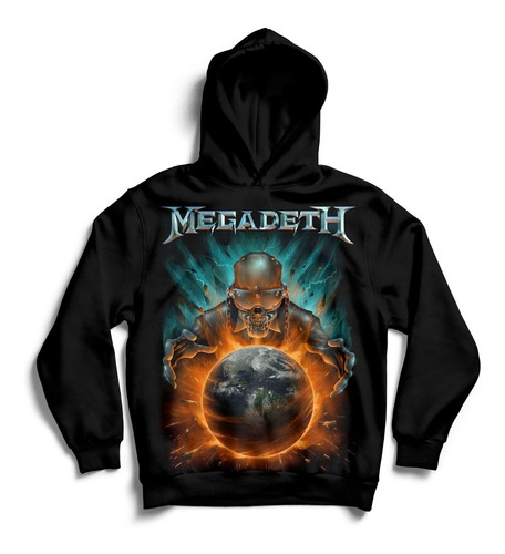 Buzo Frisado Megadeth Metal Bandas
