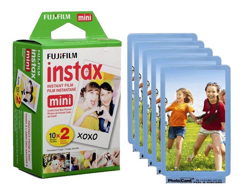Imagen 2 de 5 de Rollo Película Fujifilm Para Instax Mini Con 5 Portafotos !