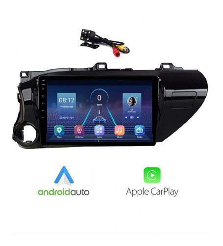 Radio Multimedia Toyota Hilux Android 10 Carplay Gps Camara
