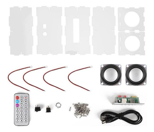 Bocinas Bluetooth Diy Kit De Música Mp3 Sonido Estéreo 3w